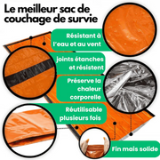 Ultimate Survival Sleeping Bag – Lightweight, Waterproof & Windproof Emergency Thermal Shelter 🏕️🔥