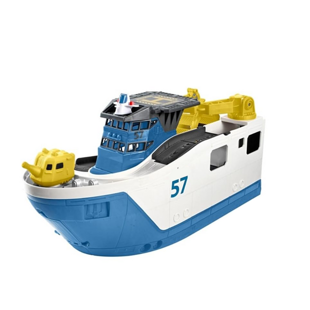 Shark Ship Playset – Double Fun on Land and Water