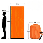 Ultimate Survival Sleeping Bag – Lightweight, Waterproof & Windproof Emergency Thermal Shelter 🏕️🔥