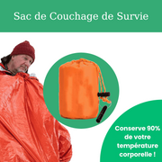 Ultimate Survival Sleeping Bag – Lightweight, Waterproof & Windproof Emergency Thermal Shelter 🏕️🔥