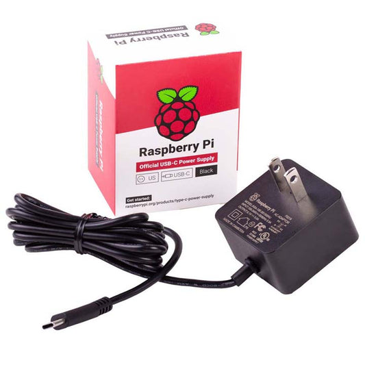 03AH7034 - USB-C WALL CHARGER 5.1VDC 3A FOR RASPBERRY PI4