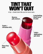 Cooling Fruit Jelly Lip Gloss & Blush – Hydrating, Long-Lasting
