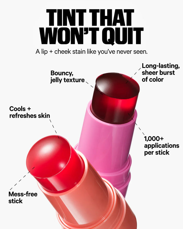 Cooling Fruit Jelly Lip Gloss & Blush – Hydrating, Long-Lasting