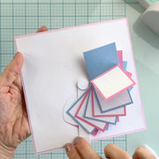 Round Waterfall Craft Dies – Steel Cutting Mold Set for Paper and Card Projects