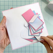 Round Waterfall Craft Dies – Steel Cutting Mold Set for Paper and Card Projects